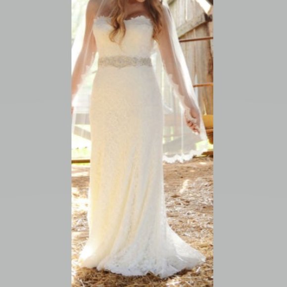 BHLDN Dresses & Skirts - BHLDN Tadashi Shoji 'Seraphina' Bridal Gown~Size 0